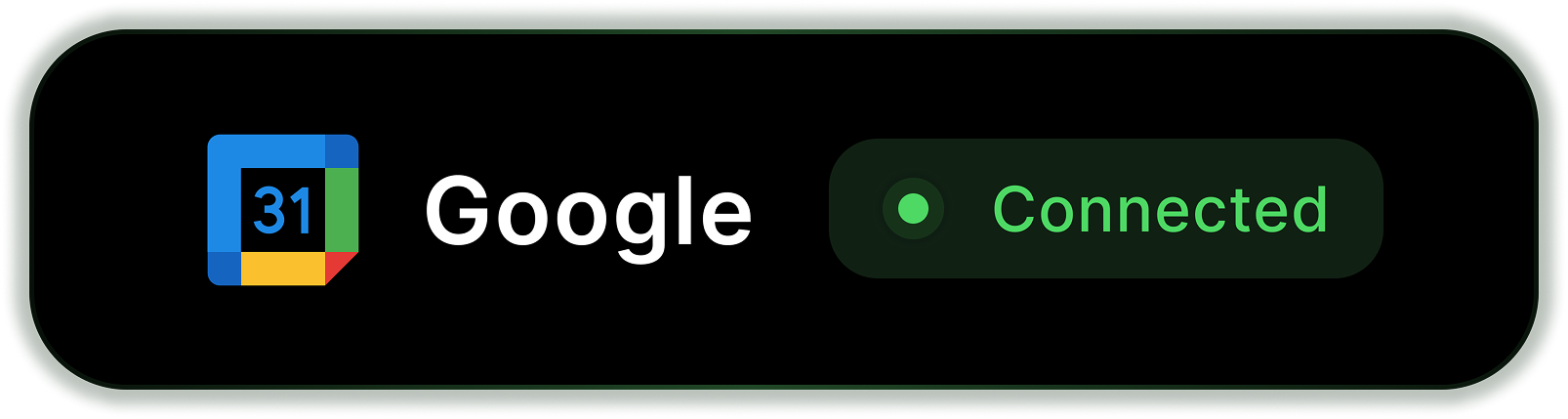 Google Calendar Connected